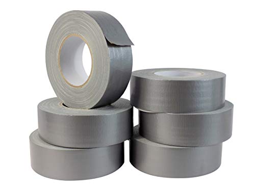 WOD DTC9 Commercial Grade Silver (Gray) Duct Tape, Waterproof - for Crafts, Home Improvement Projects, Repairs, & Maintenance 1/2 in. x 60 ft. (Pack of 96)