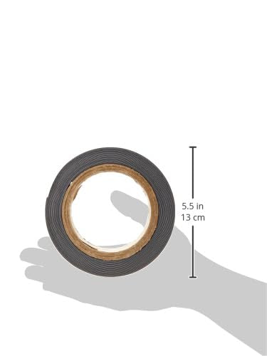 Durable 170902 Magnetic Identification Tape, 5m x 40mm, can be Cut to Any Size, White