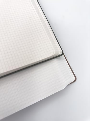 Allieryaz 1000 Page Fountain Pen Notebook (Tomoe River Paper, Green, 2mm Grid)