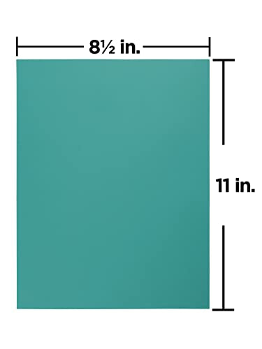 JAM PAPER Colored 24lb Paper - 90 gsm - 8.5 x 11 - Sea Blue Recycled - 500 Sheets/Ream