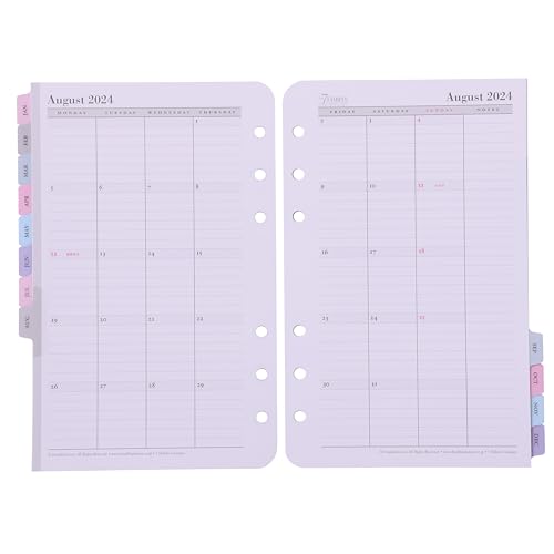 Franklin Planner 7 Habits Daily Refills 12 Months Edition Begins July 2024 Compact 86190