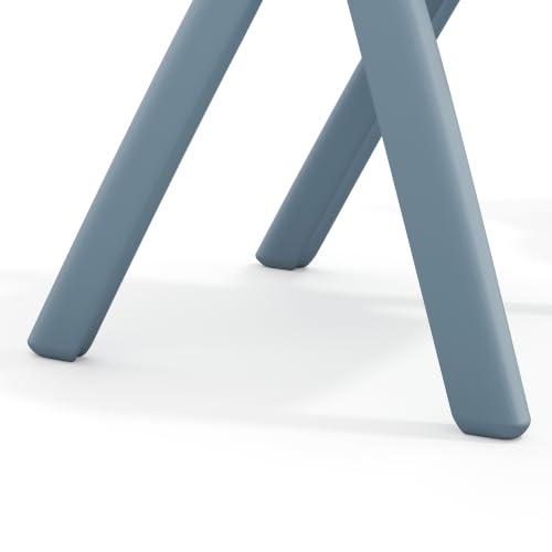 Flash Furniture Stackable Plastic School Chair, Dusty Blue, Set of 2