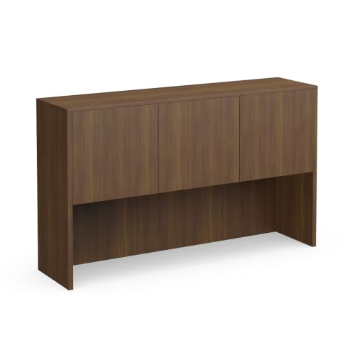 NBF Hutch Office Storage with Shelving for Executive Workspace, Tan
