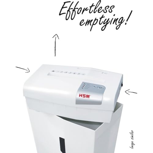 HSM shredstar X8, 8-Sheet, Cross-Cut, 4.8-Gallon Capacity Paper Shredder with Separate CD Slot, White | HSM1044W
