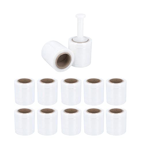 PSBM Mini Stretch Film/Wrap with Plastic Handle 5" x 1000' 50 GA 24 Rolls