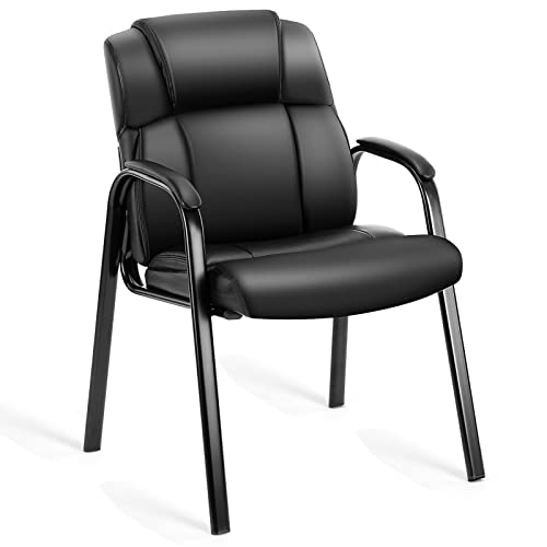 OLIXIS Office Waiting Room Chairs Set of 4, Stationary Side Guest Chair
