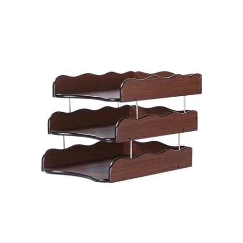 File sorter for Desk Desk Organiser,3 Tire Letter Paper Tray for A4 File,Home Office Supplies