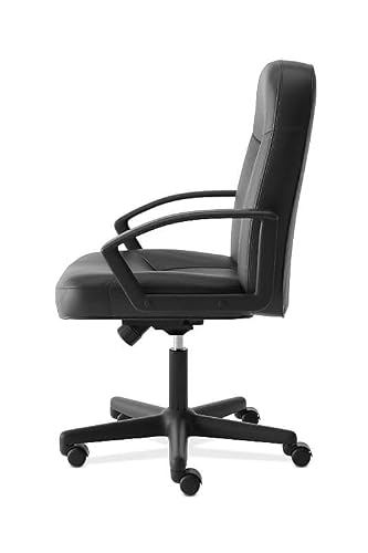 HON Basyx VL601SB11 Leather High-Back Swivel/tilt Chair, Metal, 26 X 33 1/2 X 43 BLK (BSXVL601SB11)