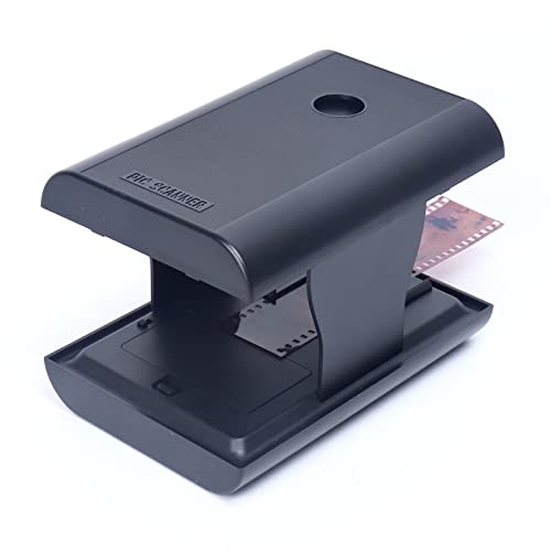 Mobile Film Scanner, Smartphone Film Negative Slide Scanner, Novelty Folding Scanner Support Smartphone System, Support 35mm 135mm Films Slides, for Old Slides to JPG