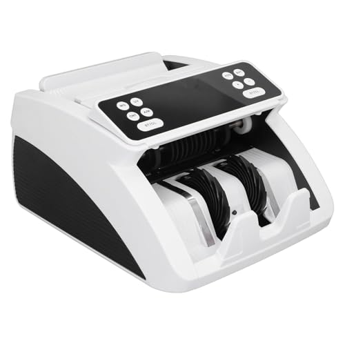 Acivirdde Advanced Banknote Detector & Counterfeit Detection Machine with LCD, Audible & Visual Alerts, Cash Counter for Multi-Currency Use