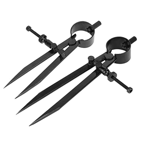 KLJUHGTR Jewelry Angle Measuring Compass Divider Adjustable Center Wheel Craft Marking Making Processing Tools Accessories 11.5cm