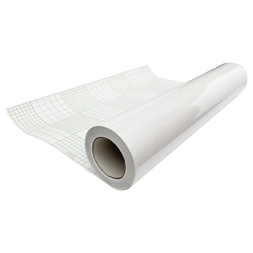 INTBUYING 1116x25in (0.7x31yards) 3mil Cold Laminating Film Glossy Clear Vinyl Roll Lamination Film for Cold Laminator Machine (Laser Star)