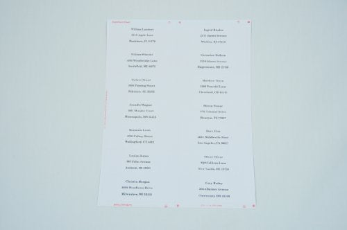 Compulabel Mailing Labels for Laser and Inkjet Printers, 4 x 1 1/2 Inches, Permanent Adhesive, 14 per Sheet, 1000 Sheets per Carton