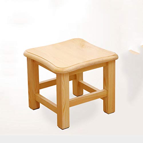 PADZEQ Solid Wood Color Stool - Fashionable Living Room Low Step, Small