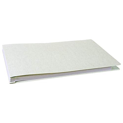 11x17 Pressboard Report Cover Binder with Metal Fastener 10 Pack. Large Format Document, Heavy-Duty 11x17 Folder. Artwork Portfolio, Tabloid Binder for Blueprints - Villanova White