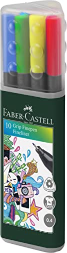 Faber-Castell Fineliner Grip Finepen (Box of 10)
