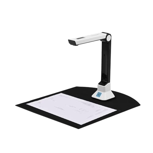 Document Camera, Portable Book Scanner that Captures A4 Size Documents Camera for Document Recognition for Live Demo, Distance