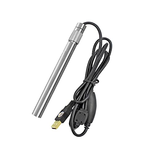 Microscope Accessories Kit 2MP 1-500X Zoom USB Microscope, 8 LED Diameter 12mm AV Microscope with Metal Bracket Microscope Slides(Only USB Microscope)