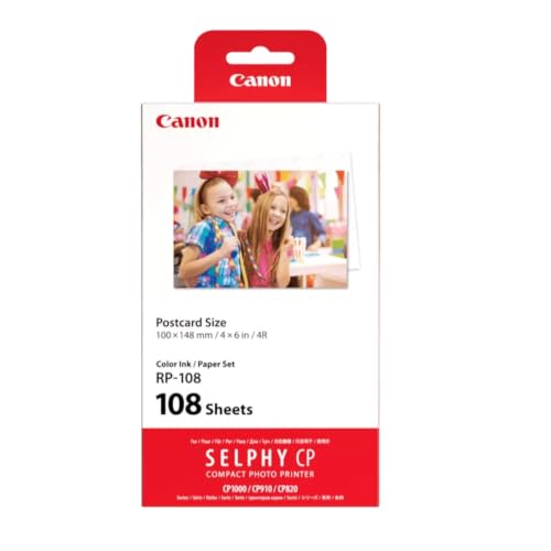 Canon RP-108 High-Capacity Color Ink/Paper Set (2 Pack)
