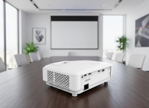 Philips, Propix 860, professional LED projector, DLP, advanced image correction, 1920 x 1080 pixels, Full HD, internal speakers with 5 W, lumen: 2600 ANSI, white