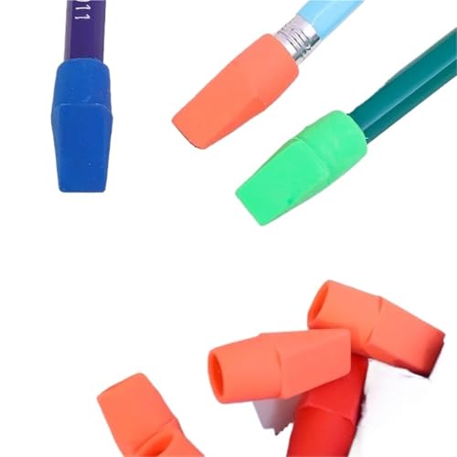 Pencil Top Eraser Caps 160 Pcs Cute Colorfu Pencil Top Eraser Caps Pen Erasers Toppers Convenient Arrowhead Rubber