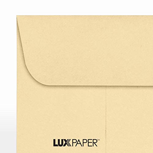 LUXPaper #1 Coin Envelopes in 80 lb. Nude, Envelopes for Coin Collections, Garden Seeds, Stamps, and More, w/Moistenable Glue, 1000 Pack, Envelope Size 2 1/4 x 3 1/2 (Nude)