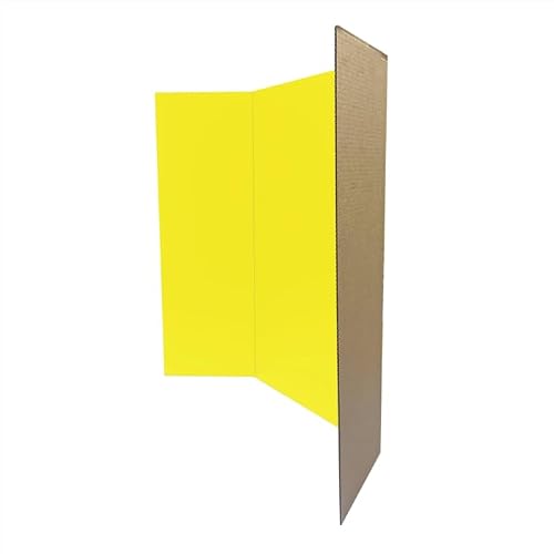 Yellow/Kraft Tri-Fold Project Board, 36″x48″, 12/case by Royal Brites
