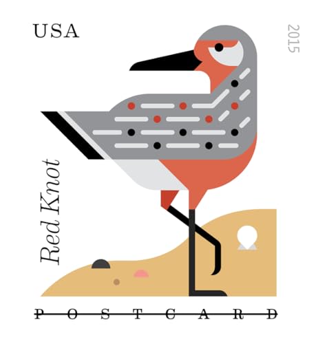 Coastal Birds Sheet of 20 Postcard Forever U.S. Postage Stamps by USPS