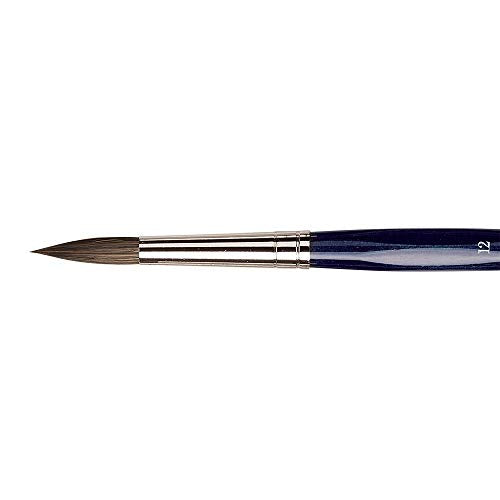 da Vinci Watercolor Series CosmoTop Mix B Paint Brush, Round Synthetic/Natural Mix, Size 12 (5530-12)