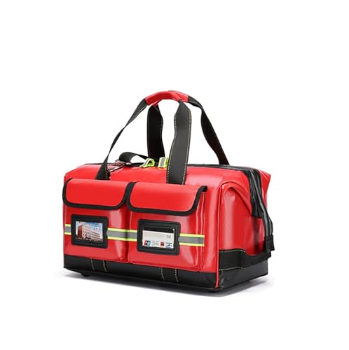 Emergency Medical Assistant Bag Empty, Medicine Storage, Professional First Responder with Multiple Pockets for Aid Kit and Nursing Supplies (Color : B, Size 31 * 18 19cm)(A,50 * 27 * 27cm)