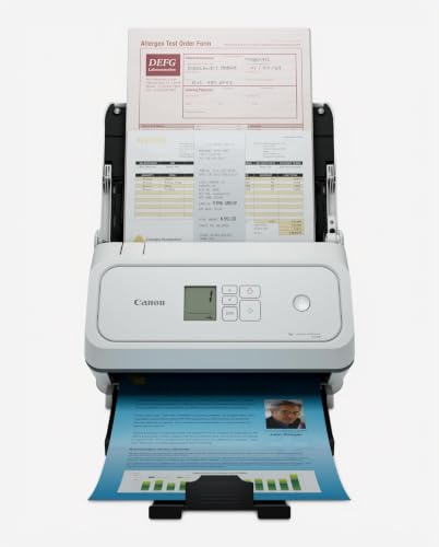 Canon imageFORMULA R40II Office Document Scanner - Duplex Scanning, Easy Setup, Scans a Wide Variety of Documents, Scans to Cloud