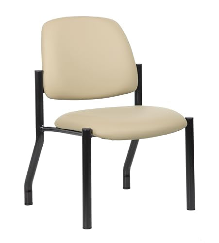Boss Office Products Guest Chair, 300 lb. Weight Capacity, Beige