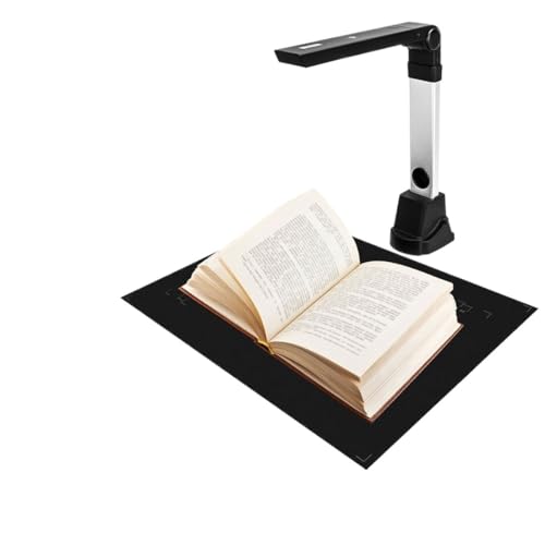 Book Scanner T101 Autofocus Document Max A4 A3 Size with Smart OCR Led Table Desk Lamp for Family Home Office(SD-800NC)