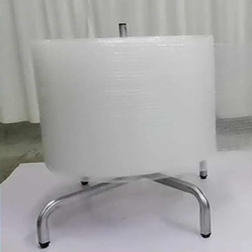 MegLob Commercial Packaging Paper Rack, Manual Warehouse Bubble Wrap Dispenser, Metal-Frame Plastic Film Holder; Suitable for Warehouses, Factories, and Logistics Parks,Width80cm