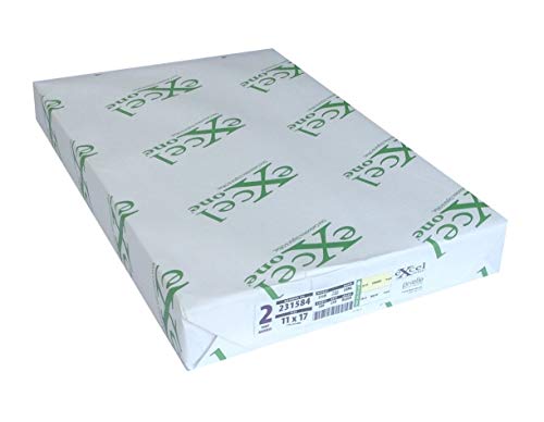 Excel One™ Carbonless 2-Part Reverse Paper (Canary/White), 11" x 17" (231584) - One (1) Ream (250 Sets)