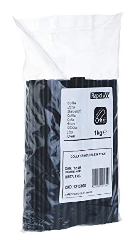 Rapid Black Hot Glue Sticks for Car Repair, Diameter: 12 mm, Length: 190 mm, 1 Kg, PRO, 51215108