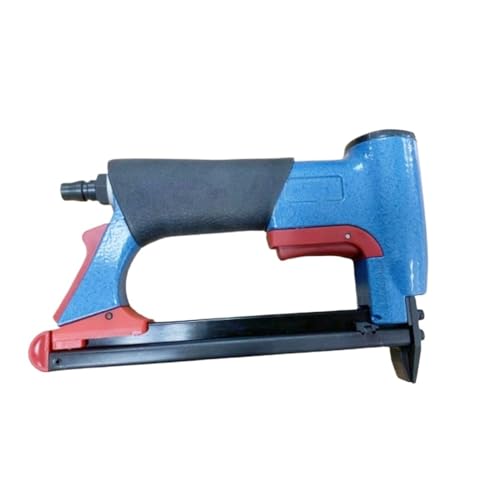 LPXDS Pneumatic Staple Gun,Oil-Free Pneumatic Staple Gun Pneumatic Stapler for 80 Series Staple 8016, Blue
