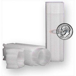 Square Dime Coin Tube(Qty=100 Tubes) by CoinSafe
