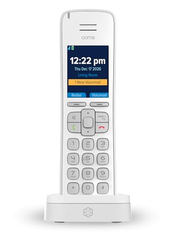 Ooma Telo Air VoIP Free Internet Home Phone Service and HD3 Handset