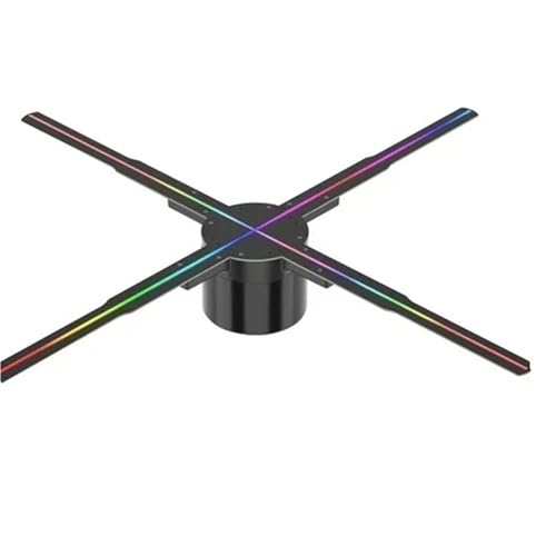 3D Hologram Projector Fan WiFi Display Advertising Logo Light Led Sign Holographic Lamp Three-Dimensional Projectors(62cm)