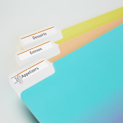Avery 5166 Permanent Filing Labels, 1/3 Cut, 750/PK, Orange