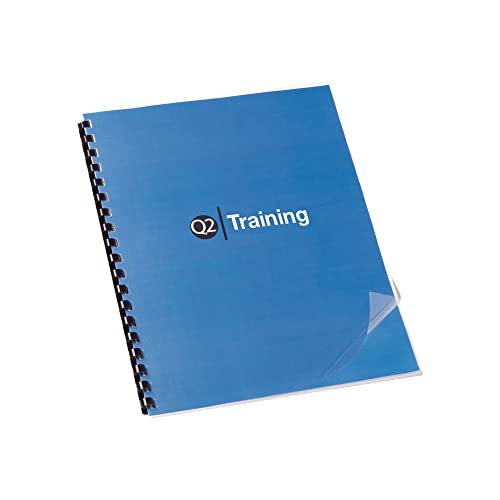 GBC 2000041 Clear View Presentation Binding System Cover, 11 x 8-1/2, Clear (Box of 100)