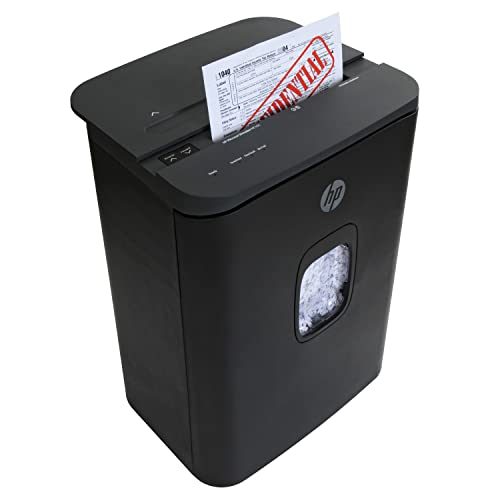 HP - Micro Cut Paper Shredder, 16-Sheet with Slide Top for Office