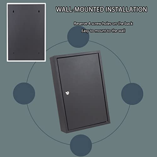 key storage cabinet, Wall Mount Home Indoor Wall-Mounted Key Cabinet