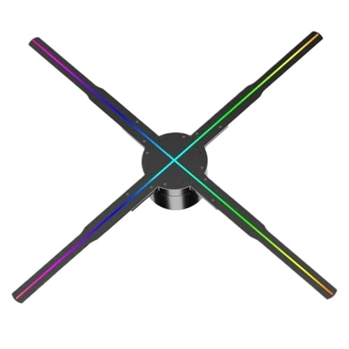 27-65cm 3D Holographic Projection WiFi Led Logo Light Player Remote Control Fan Advertising Lights(PD42 Highlight)