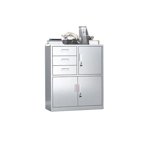 GRFIT File Cabinet Modern Simple Data Cabinet, Office Partition Cabinet, Stainless Steel Storage Cabinet, Filing Cabinet, Office Furniture Filing Cabinets Office