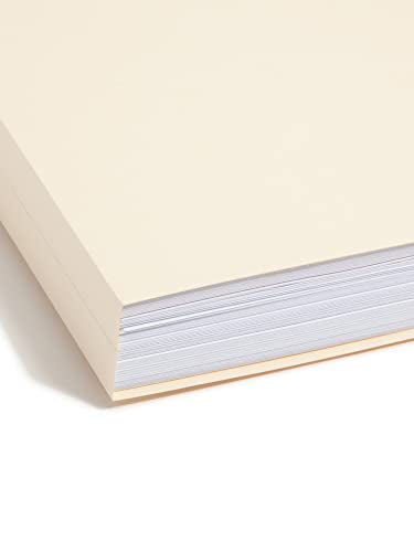 Smead Fastener File Folder, 2 Fasteners, Reinforced 1/3-Cut Tab, 1-1/2" Expansion, Letter Size, Manila, 50 per Box (14595)