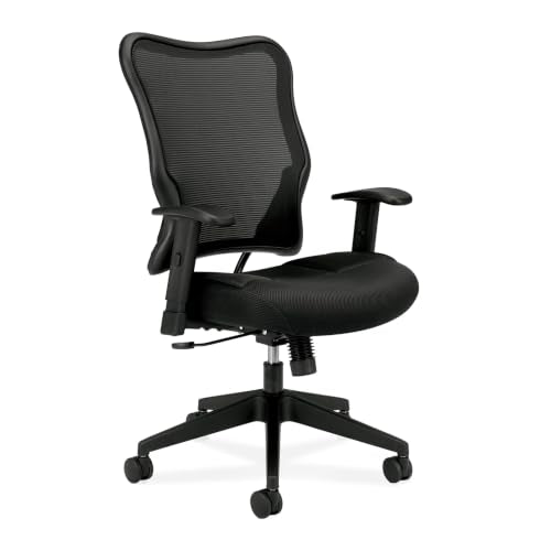 HON Wave Ergonomic Office Chair, Lumbar Support, Desk Chair, Black
