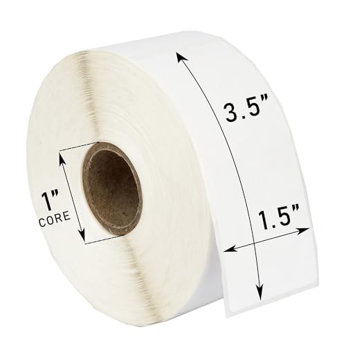 HouseLabels Compatible with Zebra, 1" Core, 1.5" x 3.5"