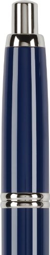 PILOT Vanishing Point Collection Refillable & Retractable Fountain Pen, Blue Barrel with Rhodium Accents, Blue Ink, Medium Nib (60243)